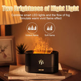 Ultrasonic USB Aromatherapy Flame Effect House Air Humidifier Essential Oils Aromatic Fragrance Scent Fire Diffuser Mist Maker