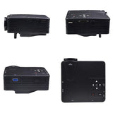 Top Deals Mini Portable 1080P Projector HDMI Home HD Cinema Projector For Iphone Android Switch Game Console Black US Plug