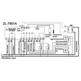 HOT-Zl-7901A,100-240Vac,Pid,Multifunctional Automatic Incubator,Incubator Controller,Temperature Humidity For Incubator