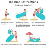 Outdoor Lazy Inflatable Sofa Inflatable Lounger Sleeping Bag Portable Soft Ultralight Down Beach Equipment Camping Air Bed