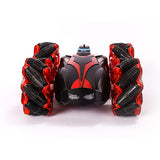 1:16 2.4G RC Car LED Light Spraying Water Twisting Deformed Cars 360° Flip Double-sided Rotating Off-Road Stunt Car Toy Boy Gift
