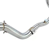 Exhaust Header Mid Pipe Slip-On Mid‐Pipe with Bend for Honda Crf250L/Rally 12-21