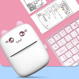 Mini Printer Portable Thermal Printing Machine Bluetooth Mini Photo Picture Label PrinterDIY Home Use Printer for Android iOS