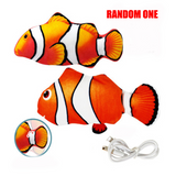 Interactive Dogs Toy Funny Electric Wiggling Fish for Dogs Pet Toothbrush Chew Training Puppy Toy Fit For All Pets Dog Molar Toy