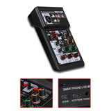 3 Channel Audio Mixer BT Digital Stereo Sound Board Console System DSP Scene Effect Track Record Soundcard OTG Function XLR RCA