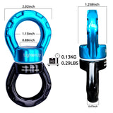 30KN Safety Rotational Device Hanging Accessory Hanging Kits Web Tree Swing, Swing Setting, Aerial Dance  Hanging Hammock
