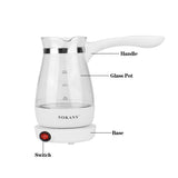 220V-240V 600W 500ml Turkish Greek Coffee Maker Electric Machine Pot Milk Kettle Home Gift