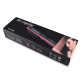 HQT-908B Hair Straightener Durable Electric Straight Hair Comb Brush Fast Heated Ceramic Hair Straightening Brush EU/US Plug