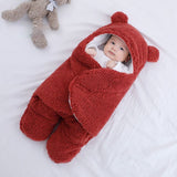 Soft Newborn Baby Wrap Blankets Baby Sleeping Bag Envelope For Newborn Sleepsack 100% Cotton Thicken Cocoon For Baby 0-9 Months