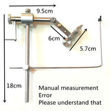 KKWEZVA  New set silver grade rotary fly Tying Vise C-Clamp strengthened Hard Jaws 360 degree rotation precision fly tying tools