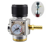 CO2 Mini Gas Regulator Charger Kit 0-90 PSI corny cornelius keg beer brewing machine
