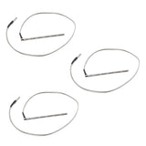 3X 6 String High Sensitive Acoustic Guitar Bridge Saddle Rod Piezo Metal Rod Folk Guitar Pickup Stick Guitar Accessorie