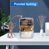 TR624 Transparent Portable Radio AM / FM Pointer Tuning Support Headphones, Used for Church Conference Museum Guide