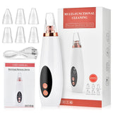 Face Blackhead Remover Vacuum Pore Ance Pimple Removal Cleaner Ultrasonic Skin Brush Cleaning Tool Suction Beauty For Women men