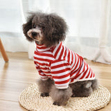 Cute Pet Clothes for Dog Cat Stripe Shirt Puppy Summer Clothing Chihuahua Teddy Vest Shirts Pets Product