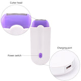 2 In 1 Rechargeable Electric Epilator Women Painless Hair Removal Lady Epilator Device Instant Sensor Light Shaver Dropshipping