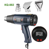 Digital Display Electric Hot Air Gun Temperature-controlled Building Hair dryer Heat gun Soldering Tools Adjustable+3Nozzle 220V
