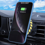 RGB Magnetic Car Phone Holder Macsafe Wireless Charger Car For IPhone 14 13 Samsung Universal Phone Holder Stand G2X8