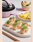 220V Electric Pancake Crepe Maker Machine Automatic Household Electric Baking Pan Chinese Spring Cake Machine EU/AU/UK Plug