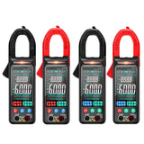 ST211 ST212 Digital Clamp Meter Multimeter AC DC Volt Amp Ohm Cap NCV Tester 0.2A~400A 0.5V~600V Black Red