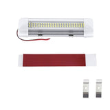 2-85V 72 LED Car Interior White Strip Light Bar Car Interior Lamp with On/Off Switch for Lorry Truck Caravan Car Camper Boat