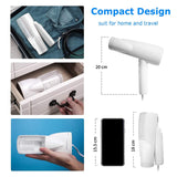 Handheld Steamer, Foldable Garment Steamer Iron Wrinkle Remover Clothing Garment Fabric Steamer for Suit, EU Plug