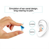 Small Size Noise Reduction Hearing Aid Invisible Adjustable Hearing Aid Sound Voice Amplifier Enhancer CIC Mini In-Ear Tools
