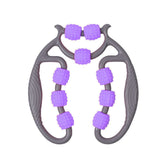Massage Roller U Shape Trigger Point For Arm Leg Neck Muscle Tissue Fitness Gym Yoga Pilates Sports 4 Wheel Blocks Yoga Roller