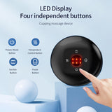 Electric Cupping Massager Scraping Cupping Therapy Heating Vibration Pressotherapy Pain Relief Vacuum Suction Muscle Stimulator