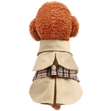 Fashion Luxury Pet Dog Trench Coat Clothes Spring and Summer Thin Handsome Girl Dog Dresses Cat Skirt for Small Dogs