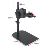 13MP HDMI VGA HD Monocular Microscope Digital Camera  C mount 130X lens USB LED Light Workbench Stand Repair Phone Soldering