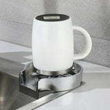 Quick Cup Washer Faucet Glass Rinser Automatic Press Kitchen Sink Glass Cleaner