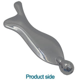 Stainless Steel Gua Sha Board Plate Relaxing Muscle Meridian Massager Body Health SPA Massage Tool