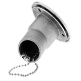 Stainless Steel Boat Deck FUEL Boat Deck Fill Filler 2''  W/  Keyless Cap