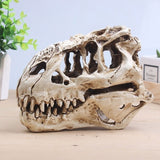 T-Rex Skull Dinosaur Resin Craft Gifts Home Decor Replica Fish Tank Statue Tyrannosaur Skull Skeleton Aquarium Decoration