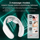 New Smart Neck Shoulder EMS Low Frequency Muscle Massager,Relaxation Electric Pain Relief Tool,Cervical Vertebra Physiotherapy