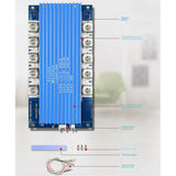500A Bms 3S Lifepo4 Lithium Ion Battery Charging Board Balancer Equalizer Pcb Temperature Protection Cable For RV/Car