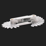 51PCS 52 PCS Set Screw Thread Pitch Cutting Gauge Tool Centre Gage Inch Metric 55/60 Degree Sliver