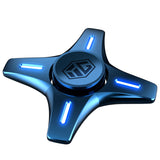 Fidget Spinner Adult Antistress Hand Spinner Toy with Luminous Rotation Metal Gyroscope Glowing Stress Reliever Spinning Top Toy