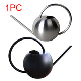 1000ml Office Anti Corrosion Home Patio Stainless Steel Long Spout Garden Large Capacity Portable Watering Can Indoor Plants