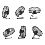 Solar Powered Fan Portable Mini Ventilator Greenhouse Pet Dog Chicken House Cool Mini USB Floor Crawling Fan
