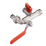 Watering Sealing Adapter Household Brass Double Outlet Tap 90 Degree Accessories Connection Hose Nozzle For Garden Irrigation