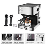 Espresso Machine 15 Bar Milk Frother, Expresso Coffee Machine for Espresso, Latte and Cappuccino, 1.6L Removable Water Tank