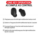 A6S TWS Bluetooth 5.0 Earphone Wireless Headphone Stereo Headset Sport Earbuds Microphone With Charging Box For Smartphone
