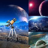 Monocular Telescope 30070 With Adjustable Tripod Phone Adapter For Moon Watching Super Telephoto Zoom Monocular Telescope Lens