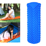 Outdoor Sleeping Pad Camping Inflatable Mattress without Pillows Travel Mat Bed Ultralight Air Cushion Hiking Trekking