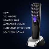 Anti Hair Loss Hair Growth Scalp Massage Vibration Negative Ion Comb Wireless High-frequency  Anti Static Comb Hair Growth Care