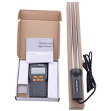Portable Digital Grain Moisture Meter LCD Display Humidity Tester Contains Wheat Corn Rice Moisture Test Meter with Backlight