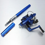 Telescopic Mini Pen Shape Portable Pocket Fish Spinning Rod Pole with Fishing Reel