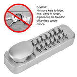 Smart password lock Keypad Door Lock Mechanical Combination Password Fireproof Keypad Door Lock for Home Office NEW